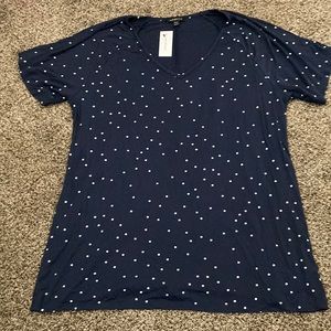 💚5 for $20💚Lane Bryant Navy Short Sleeve Shirt